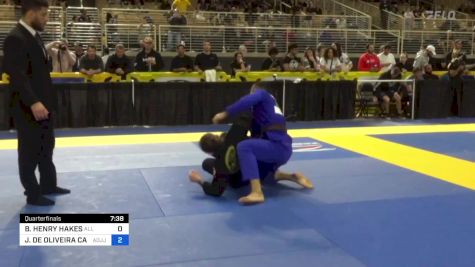 BENJAMIN HENRY HAKES vs JOAB DE OLIVEIRA CAMARA 2024 Pan Jiu Jitsu IBJJF Championship