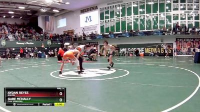 144 lbs Cons. Round 6 - Aydan Reyes, Galion vs Gabe McNally, Clay (Oregon)