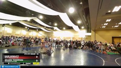 83 lbs Cons. Round 3 - Haze Howlett, Delta Wrestling Club vs Braden Thompson, Colorado Outlaws