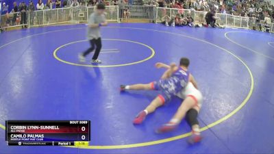 150 lbs Semifinal - Corbin Lynn-Sunnell, All-phase vs Camilo Palmas, Myrtle Point Mat Club