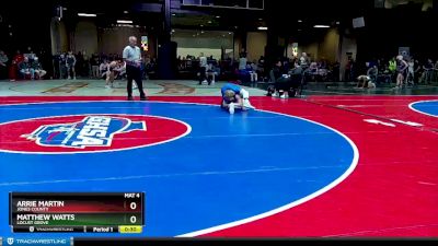 5A-138 lbs Cons. Round 2 - Matthew Watts, Locust Grove vs Arrie Martin, Jones County