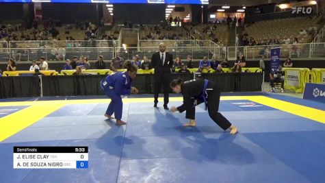 JACIRAH ELISE CLAY vs AGATHA DE SOUZA NIGRO 2024 Pan Jiu Jitsu IBJJF Championship