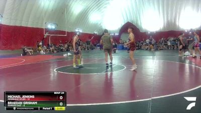 126 lbs Round 3 (16 Team) - Braedan Grisham, Oswego East vs Michael Jenkins, Moorhead SPUDS