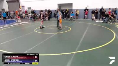 70 lbs X Bracket - Kanin Kumfer, Soldotna Whalers Wrestling Club vs Simon Werner, Interior Grappling Academy