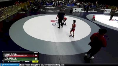 53 lbs Cons. Round 3 - Lukas Floyd, RBWC (Rancho Bernardo Wrestling Club) vs Levi Padilla, Red Wave Wrestling