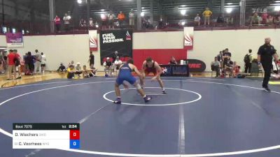 74 kg Consi Of 16 #1 - Drew Wiechers, Ohio vs Cooper Voorhees, Wyoming Wrestling Reg Training Ctr