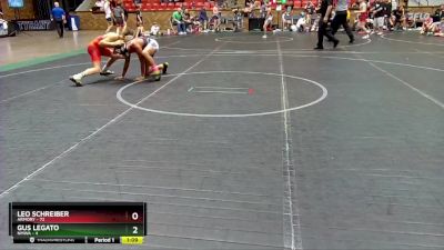 130 lbs Round 2 (4 Team) - Leo Schreiber, Armory vs Gus Legato, NMWA