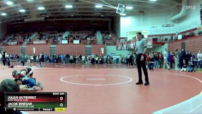 90 lbs Champ. Round 1 - Jacob Binegar, Decatur Wrestling Club vs Julius Gutierrez, Elite Athletic Club