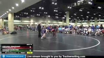 185 lbs Quarters & Wb (16 Team) - Madison Hazeltine, MXW Purple vs Leidjana Jonassaint, Charlie`s Angels-FL