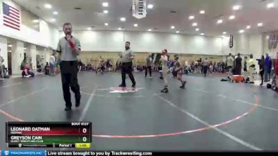 77 lbs Cons. Round 2 - Leonard Oatman, Indiana vs Greyson Cain, Husky Wrestling Club