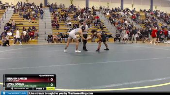 197 lbs Quarterfinal - Ibrahim Ameer, Cloud County vs Rives Hargis, Iowa Central Community College