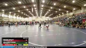 97 lbs Semis & Wb (16 Team) - Brodie Dooley, Team Montana vs Benjamin Ploehn, Utah Green