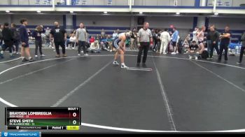 130 lbs Finals (2 Team) - Brayden Lombreglia, Iron Horse vs Steve Smith, PA Alliance Red