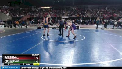 160 lbs Champ. Round 1 - Ryan Brown, Baker/Powder Valley vs Finn Schuller, Bend Senior