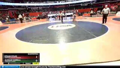 3A 160 lbs Quarterfinal - Ethan Stiles, Hoffman Estates (Conant) vs Gunnar Garelli, LaGrange (Lyons)