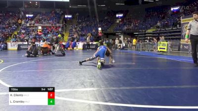 82 lbs Round Of 32 - Kael Majcher, Warrior Run vs Ty Carson, Mars