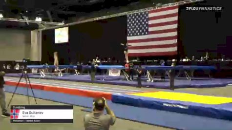 Eva Sultanov - Tumbling, World Elite - 2021 USA Gymnastics Championships