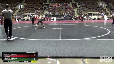 6A 106 lbs Quarterfinal - Justin Harbin, Brookwood Jr-Sr vs Cal-el White, Saraland