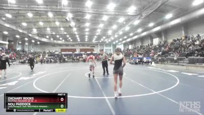 131 lbs Round 3 (3 Team) - Zachary Rooks, Palmyra Macedon Sr HS vs Noli Paddock, Chautauqua Lake-Westfield-Panama