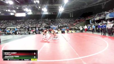 3A 132 lbs 3rd Place Match - Fabian Avalos`, American Falls vs Ryker Simmons, South Fremont