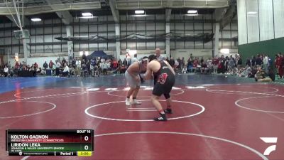 285 lbs Prelim - Kolton Gagnon, Wesleyan University (Connecticut) vs Liridon Leka, Johnson & Wales University (Rhode Island)