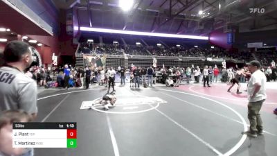 53 lbs Rr Rnd 1 - Jett Plant, Top Of The Rock WC vs Timothy Martinez, Ridge WC