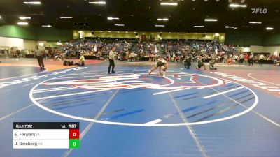 175 lbs Round Of 64 - Ethan Flowers, VA vs Jonah Ginsberg, MA