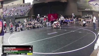 130 lbs Round 3 (6 Team) - Colton Moore, Nebraska Red vs Hudson Goldade, North Dakota 2