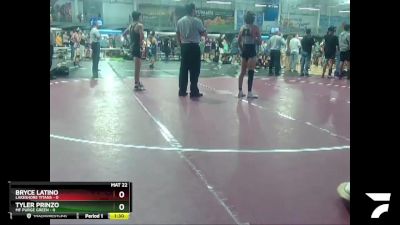 106 lbs Round 1 (6 Team) - Bryce Latino, Lakeshore Titans vs Tyler Prinzo, MF Purge Green