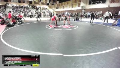 92 lbs Round 1 - Maximus Neisingh, Carlsbad Legacy vs Jackson Berger, Fallbrook Wrestling Club