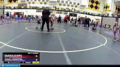 40 lbs Round 2 - Valencia Ocampo, Beast Mode Wrestling Club vs Ryann Livingston, Contenders Wrestling Academy