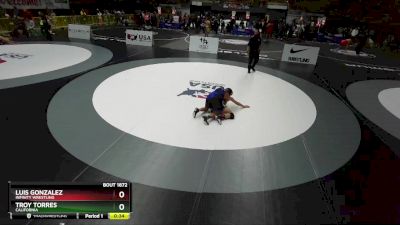 138 lbs Cons. Round 4 - Troy Torres, California vs Luis Gonzalez, Infinity Wrestling