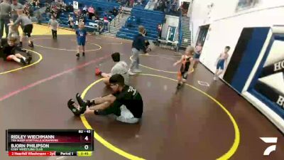 70 lbs Quarterfinal - Mason Lowe, Powell Wrestling Club vs Zane Wilkinson, Greybull Basin Athletic Club