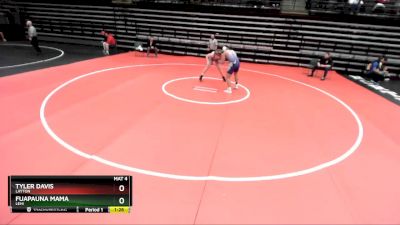 218 lbs Quarterfinal - Fuapauna Mama, Lehi vs Tyler Davis, Layton