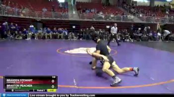 138 lbs Round 6 (8 Team) - Braxden Stewart, Cheyenne East vs Braxton Peacher, Bennington