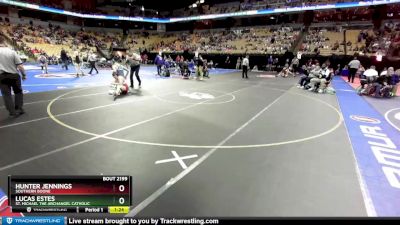 150 Class 2 lbs Quarterfinal - Hunter Jennings, Southern Boone vs Lucas Estes, St. Michael The Archangel Catholic