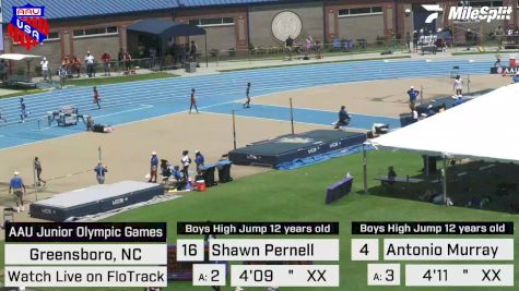 Replay: High Jump - 2022 AAU Junior Olympic Games | Aug 1 @ 8 AM
