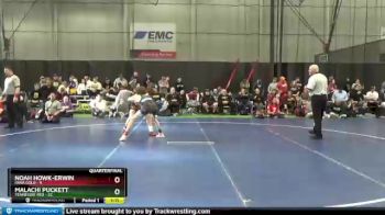 120 lbs Quarterfinals (8 Team) - Noah Howk-Erwin, Iowa Gold vs Malachi Puckett, Tennessee Red