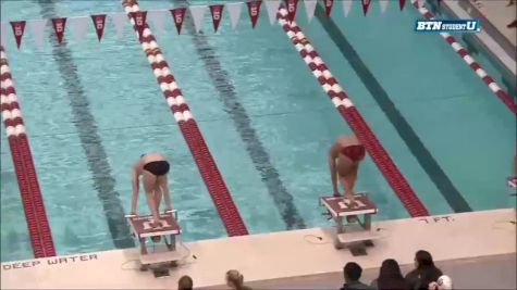 ND, CIN at IU, Men 100 Fly Heat 1