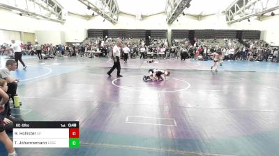 60-B lbs Final - Rocco Hollister, Upper Perkiomen vs Timothy Johannemann, Edgewater