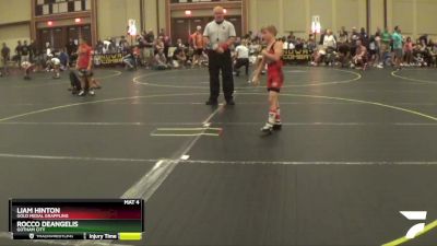 70 lbs Quarterfinal - Rocco DeAngelis, Gotham City vs Liam Hinton, Gold Medal Grappling