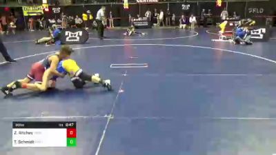 90 lbs Round Of 16 - Zaylen Ritchey, Tussey Mountain vs Torin Schmidt, Franklin