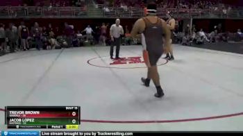 285 lbs Round 4 (8 Team) - Jacob Lopez, Hastings vs Trevor Brown, Waverly