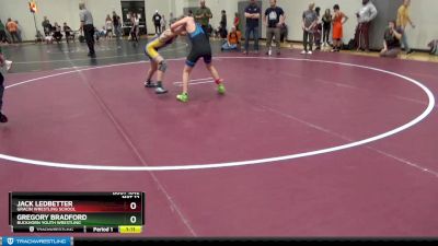 95 lbs Semifinal - Gregory Bradford, Buckhorn Youth Wrestling vs Jack Ledbetter, Gracin Wrestling School