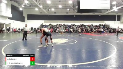 120 lbs Cons. Round 2 - Eddie Montecino, Sj Bosco vs Jacob Solano, Etiwanda