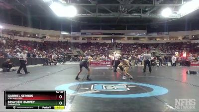 5A 107 lbs Quarterfinal - Gabriel Serros, Volcano Vista vs Brayden Harvey, Farmington