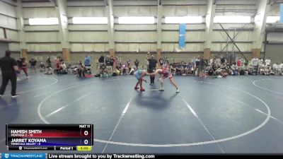 126 lbs Quarters & Wb (16 Team) - Hamish Smith, Montana 2 vs Jarret Koyama, Temecula Valley