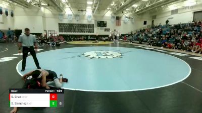 113 lbs Round 1 (10 Team) - Sammy Sanchez, Cheyenne East vs Santiago Cruz, Rock Springs