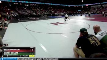 D1-175 lbs Champ. Round 1 - Brady Sprangers, Kaukauna vs Colten Schultz, Beaver Dam/Wayland Ac.