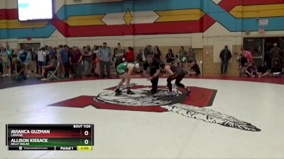 125 lbs Semifinal - Avianca Guzman, Laramie vs Allison Kissack, Kelly Walsh